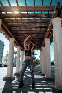 Natalie M. Posche Models Shooting Miami Beach